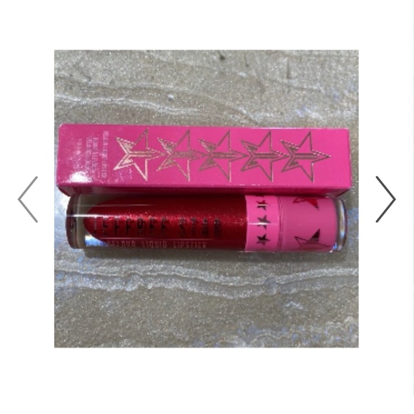 Sale Jeffree Star Christmas Mystery Shade Stocking Red Liquid Velour Lipstick - Picture 8 of 8